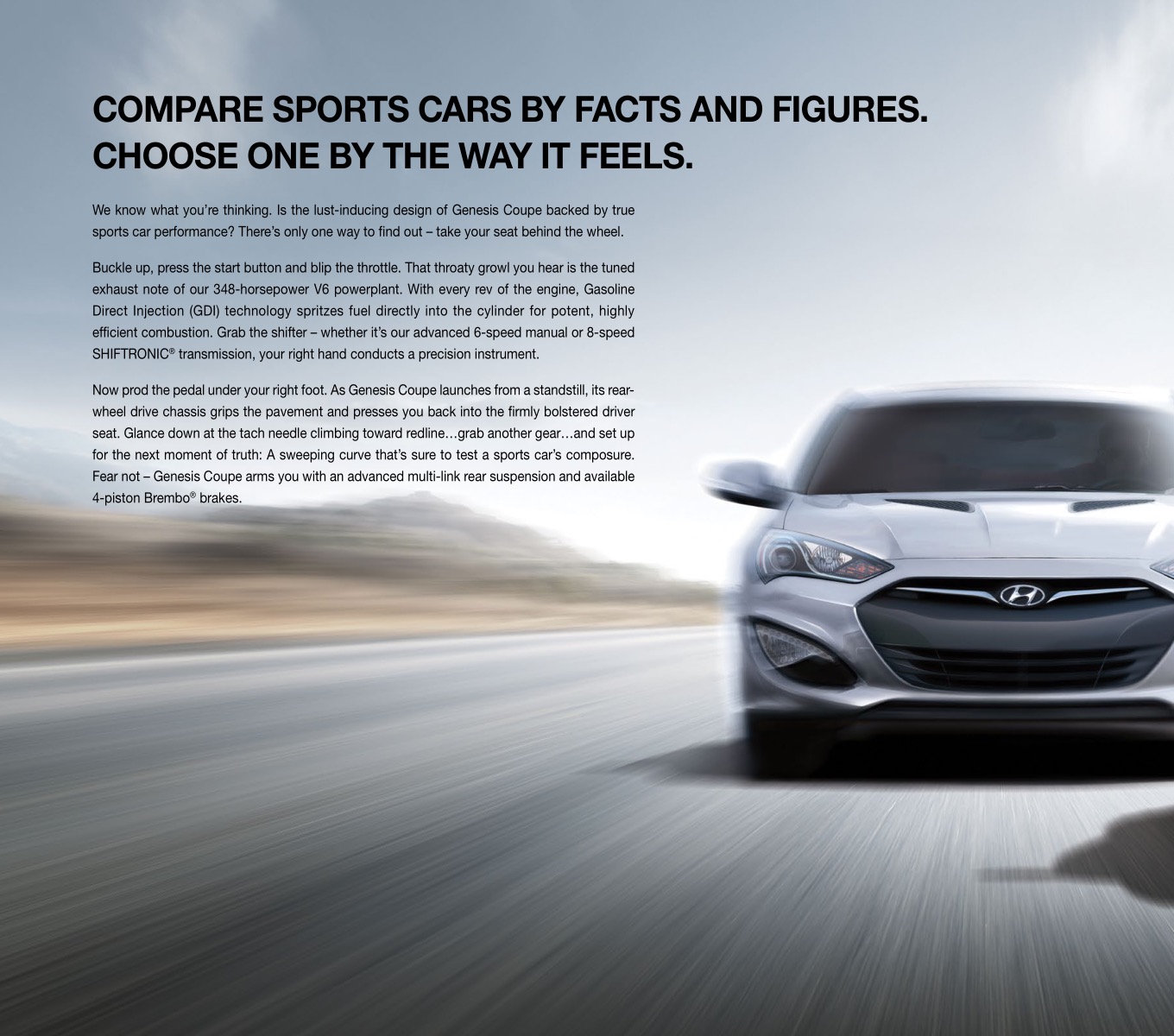 2015 Hyundai Genesis Coupe Brochure Page 7
